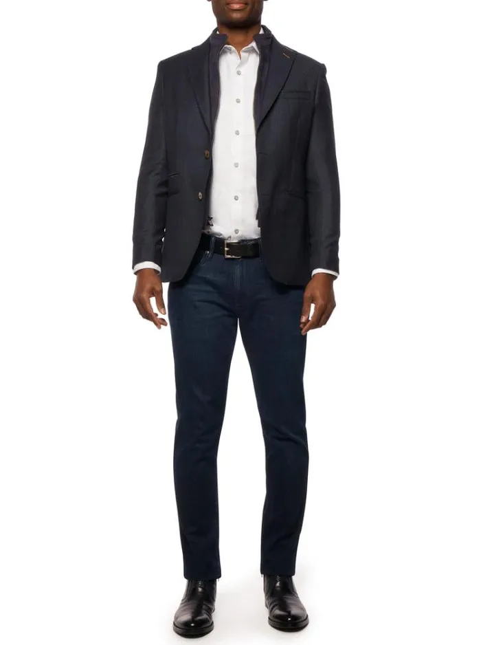Men UPTOWN XX BLAZER LONG FIT Black Robert Graham Blazers