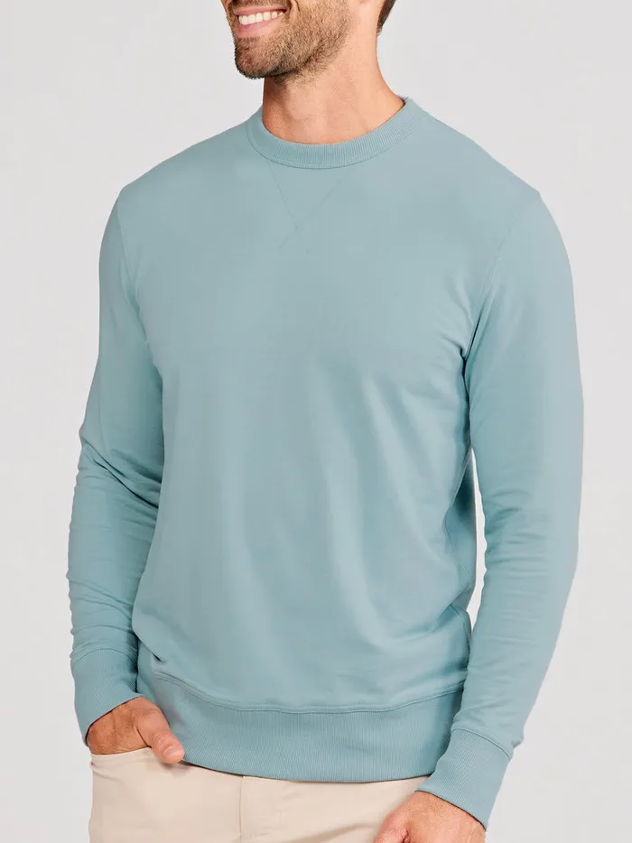 Men Varsity French Terry Sweatshirt Tasc Performance Sweatshirts Hoodies