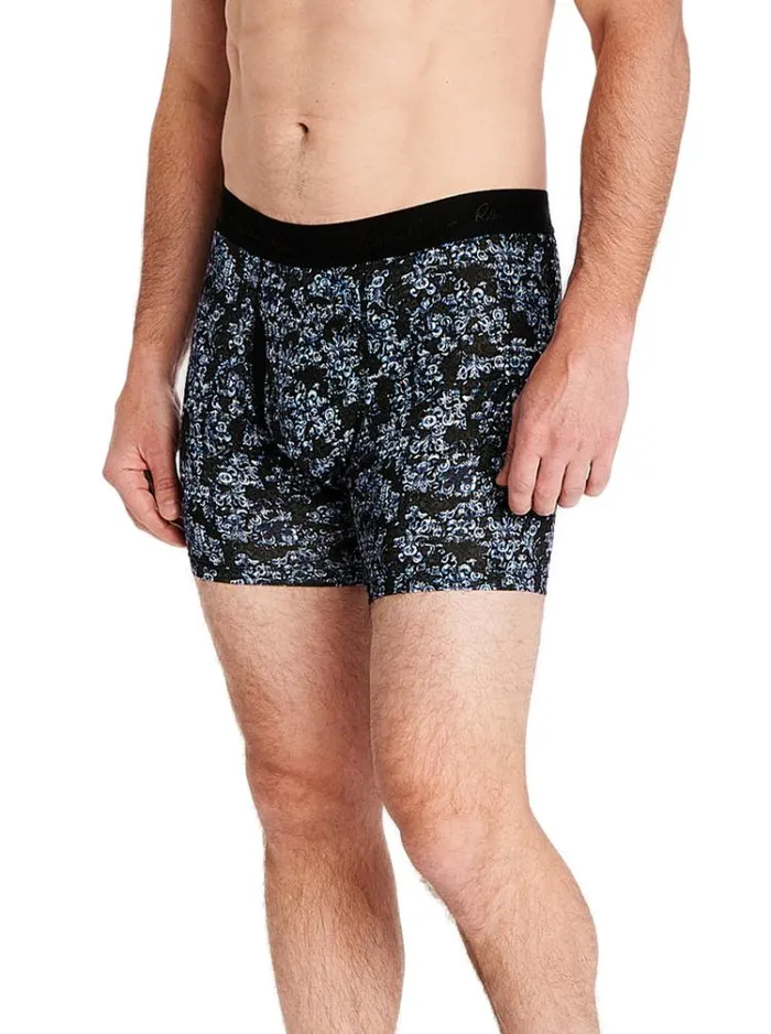 Men WINDOW PRINT BOXER BRIEF Black Robert Graham Pajamas and Underwear