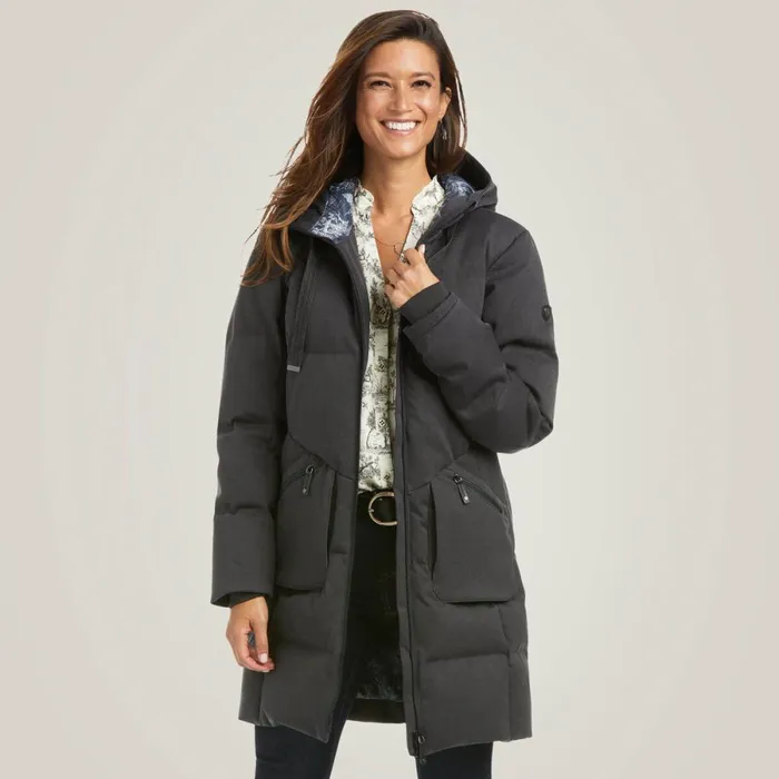 Menlo Down Jacket Charcoal Women Ariat Jackets and Vests