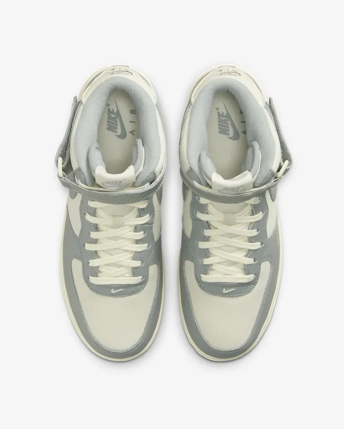 Mens Nike Air Force 1 Mid 03907 LX NBHD Coconut MilkCoconut MilkMica GreenMica Green Nike Air Force 1