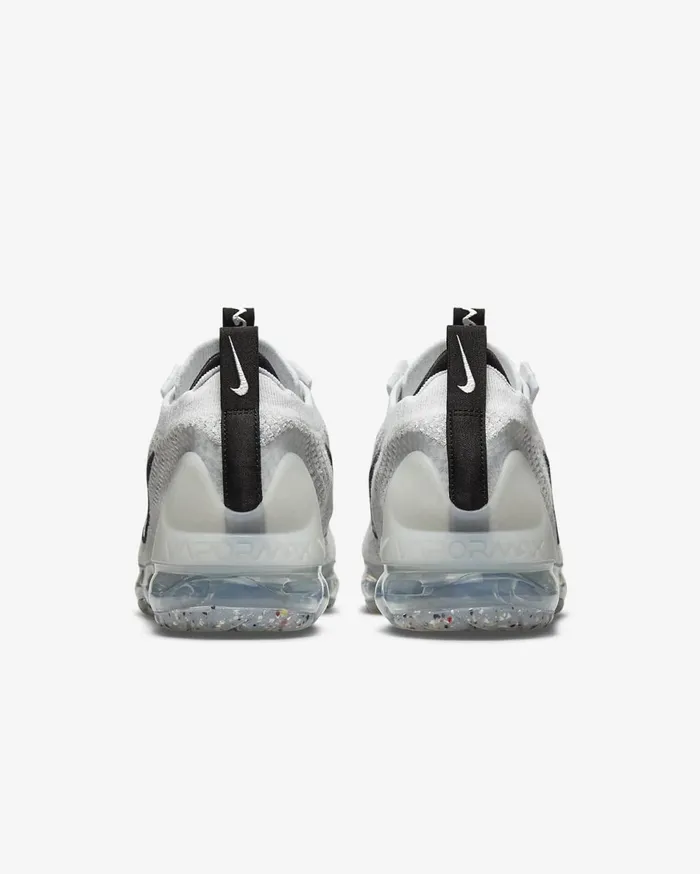 Mens Nike Air VaporMax 2021 FK WhiteBlackMetallic SilverWhite Nike First Day Kicks