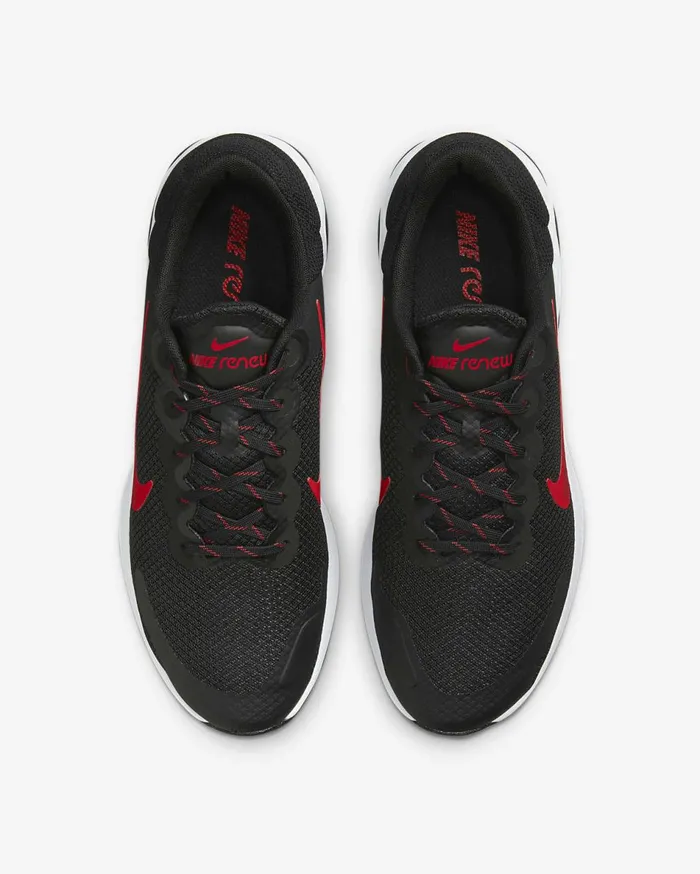 Mens Nike Renew Ride 3 BlackWhiteSmoke GreyUniversity Red Nike First Day Kicks
