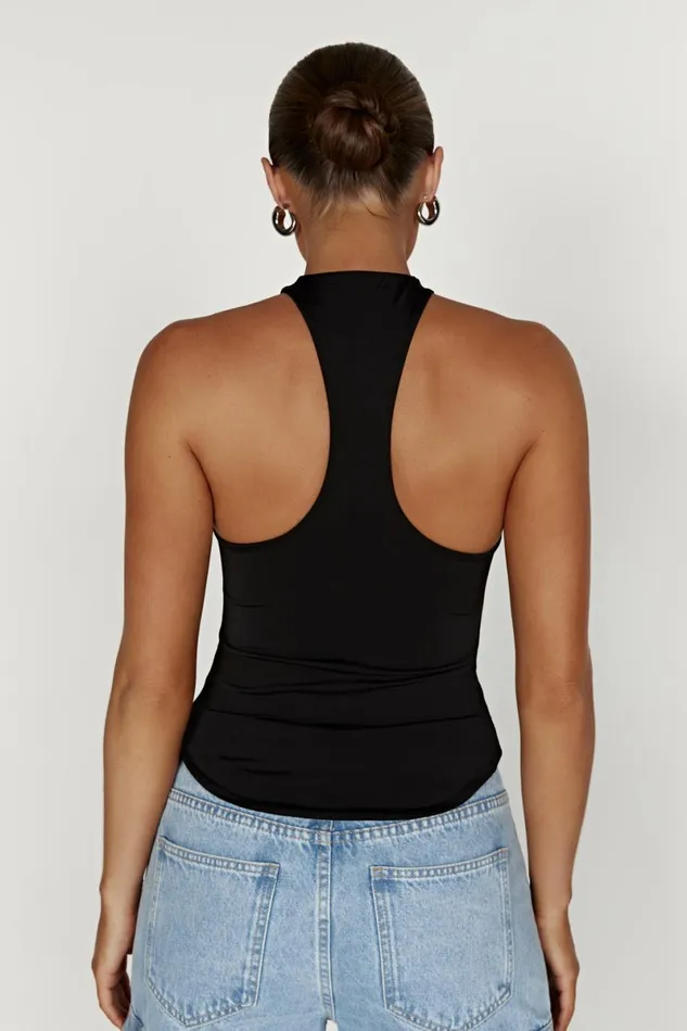 Meshki Bachelorette Ailsa Keyhole Halter Top 8211 Black Black 8211 Women