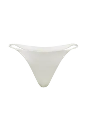 Meshki Bikini Bottoms Melika Braided Bikini Bottoms 8211 Ivory Ivory 8211 Women