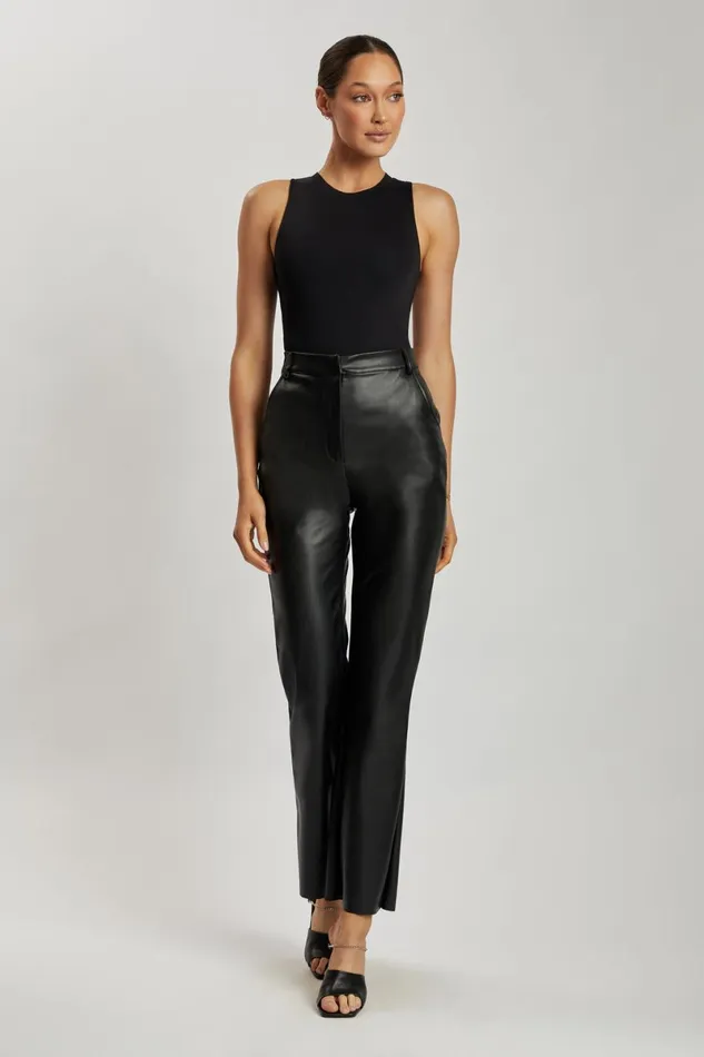 Meshki Bodysuits Jordyn Tank Sleeveless Bodysuit 8211 Black Black 8211 Women