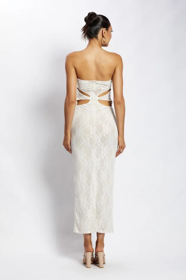 Meshki Brides Krista Cut Out Bandeau Maxi Dress 8211 Nude Nude 8211 Women Meshki Brides Krista Cut Out Bandeau Maxi Dress 8211 Nude Nude 8211 Women