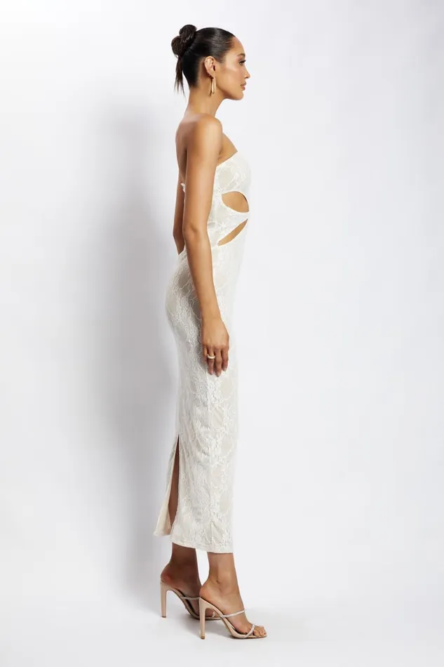 Meshki Brides Krista Cut Out Bandeau Maxi Dress 8211 Nude Nude 8211 Women Meshki Brides Krista Cut Out Bandeau Maxi Dress 8211 Nude Nude 8211 Women