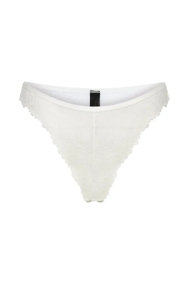 Meshki Brides Sienna Lace Cheeky Cut Bottoms 8211 White White 8211 Women