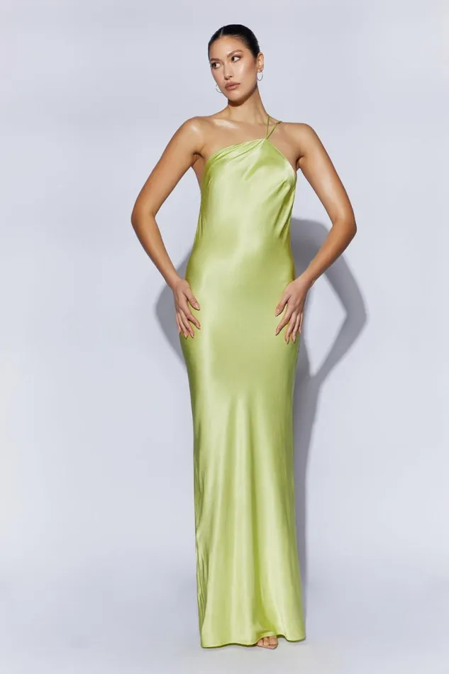 Meshki Bridesmaids Alena One Shoulder Maxi Dress 8211 Pistachio Green Pistachiogreen 8211 Women Meshki Bridesmaids Alena One Shoulder Maxi Dress 8211 Pistachio Green Pistachiogreen 8211 Women