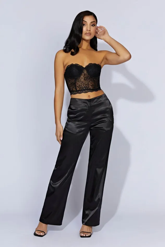 Meshki Corsets Alessandra Lace Corset 8211 Black Black 8211 Women Meshki Corsets Alessandra Lace Corset 8211 Black Black 8211 Women