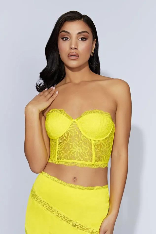 Meshki Corsets Alessandra Lace Corset 8211 Fresh Green Freshgreen 8211 Women