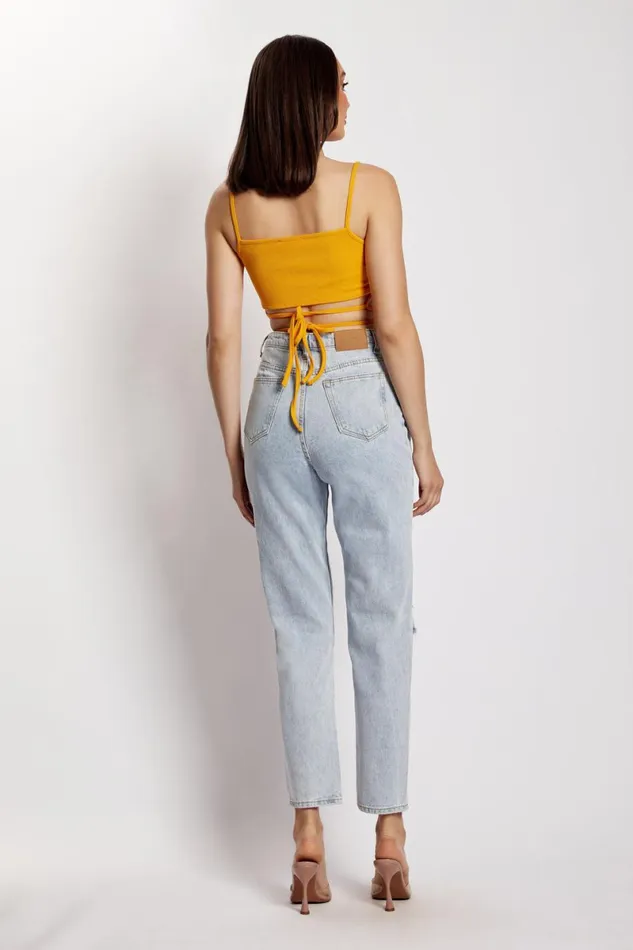Meshki Crop Tops Ayesha Cut Out Singlet 8211 Mango Mango 8211 Women Meshki Crop Tops Ayesha Cut Out Singlet 8211 Mango Mango 8211 Women