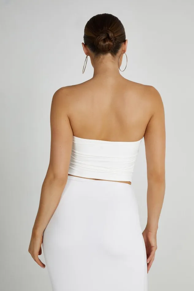 Meshki Crop Tops Dakota Tube Top 8211 White White 8211 Women
