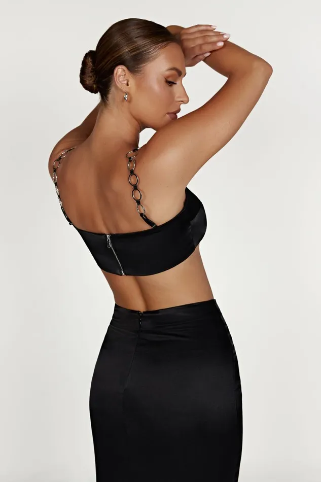 Meshki Crop Tops Pyper Ring Crop Top 8211 Black Black 8211 Women