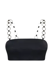 Meshki Crop Tops Pyper Ring Crop Top 8211 Black Black 8211 Women