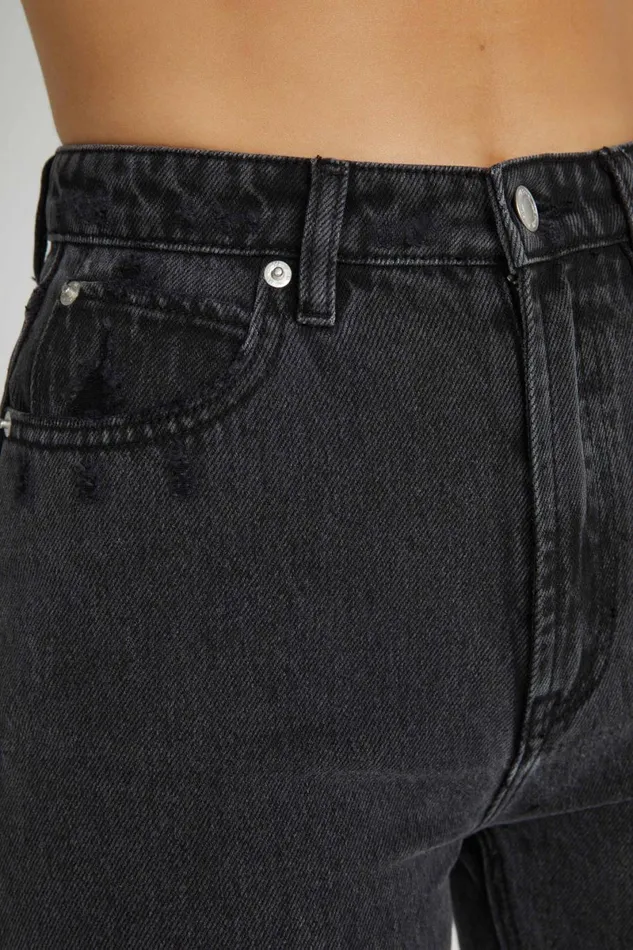 Meshki Denim Lauren Straight Leg Jeans 8211 Washed Black Washedblack 8211 Women Meshki Denim Lauren Straight Leg Jeans 8211 Washed Black Washedblack 8211 Women