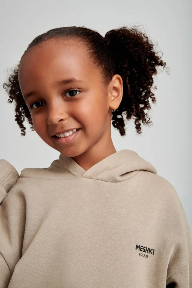 Meshki Kids Bernie Kids Unisex Hoodie 8211 Cement Cement 8211 Women