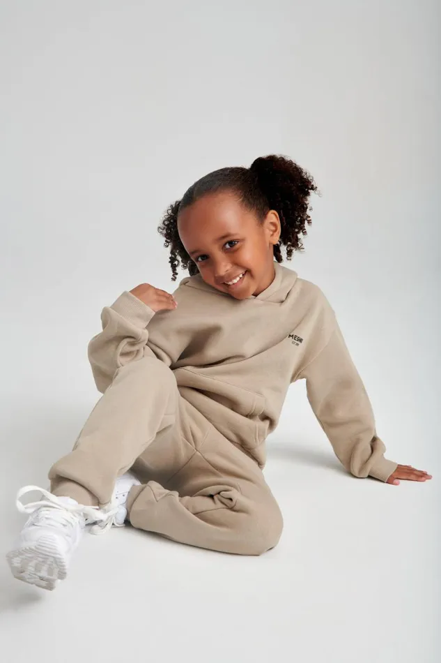 Meshki Kids Bernie Kids Unisex Hoodie 8211 Cement Cement 8211 Women