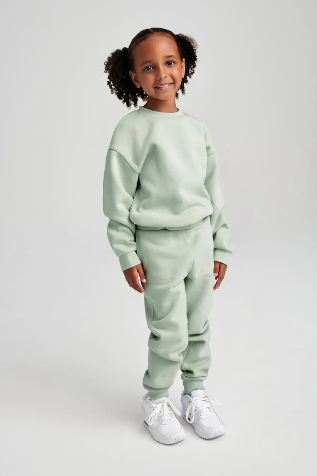 Meshki Kids Phoenix Kids Unisex Crewneck Jumper 8211 Light Sage Lightsage 8211 Women