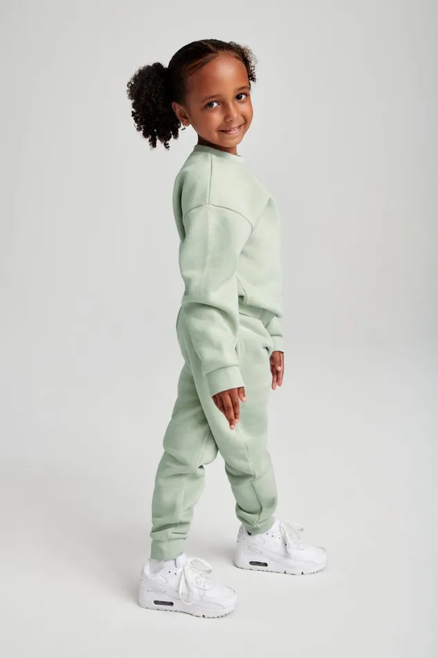 Meshki Kids Phoenix Kids Unisex Crewneck Jumper 8211 Light Sage Lightsage 8211 Women