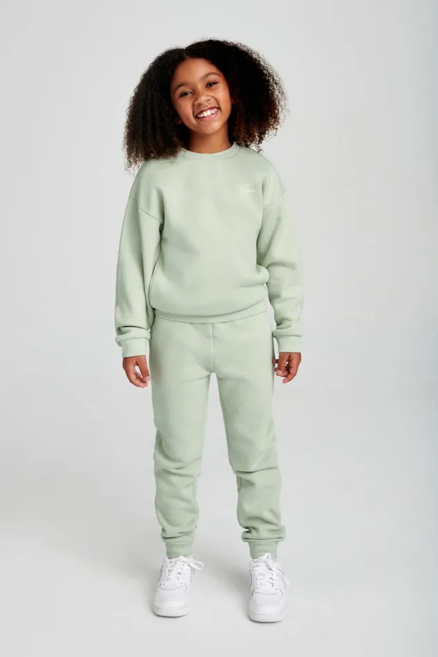 Meshki Kids Phoenix Kids Unisex Crewneck Jumper 8211 Light Sage Lightsage 8211 Women