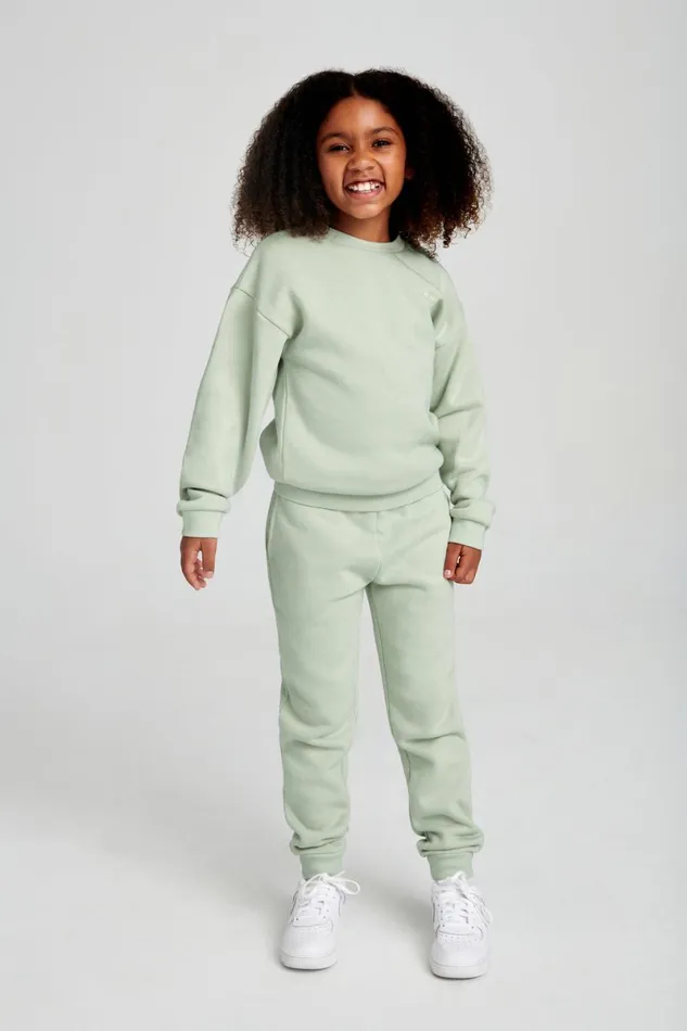 Meshki Kids Phoenix Kids Unisex Crewneck Jumper 8211 Light Sage Lightsage 8211 Women