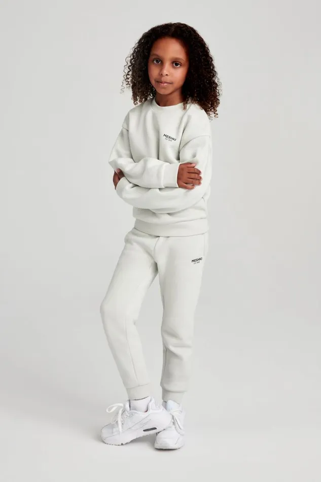 Meshki Kids Phoenix Kids Unisex Crewneck Jumper 8211 Smoke Grey Smokegrey 8211 Women