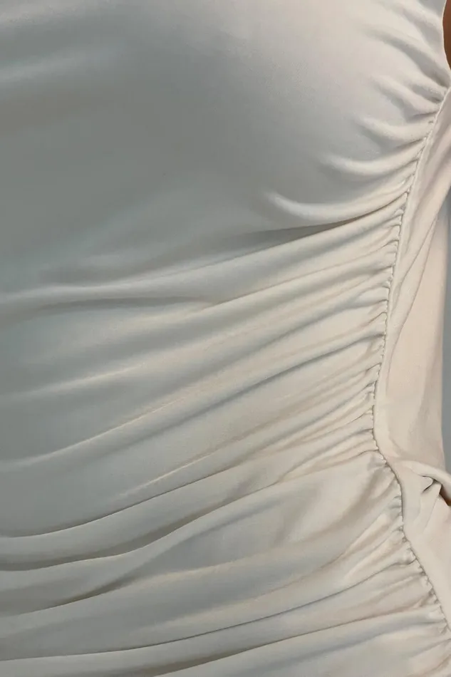 Meshki Maxi Dresses Alika Draped Front Maxi Dress 8211 Ivory Ivory 8211 Women Meshki Maxi Dresses Alika Draped Front Maxi Dress 8211 Ivory Ivory 8211 Women