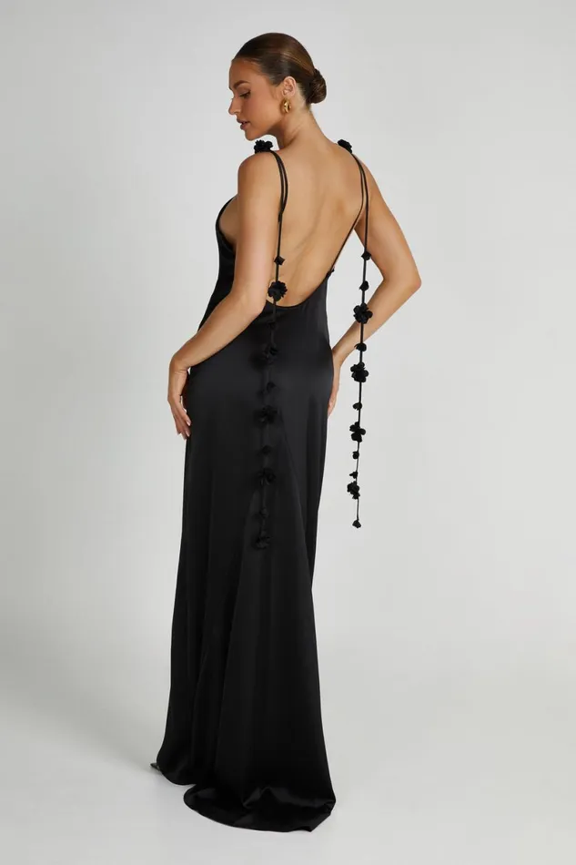 Meshki Maxi Dresses Elenora Rose Gown 8211 Black Black 8211 Women