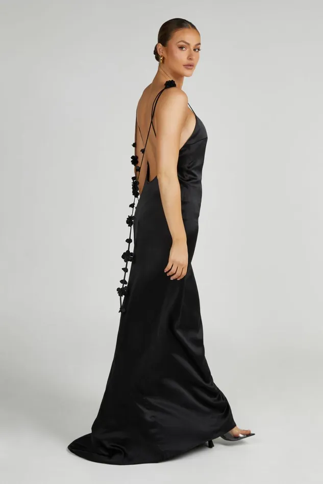 Meshki Maxi Dresses Elenora Rose Gown 8211 Black Black 8211 Women