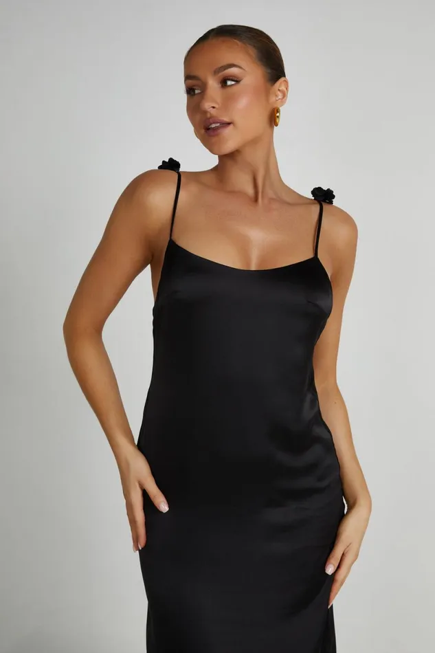 Meshki Maxi Dresses Elenora Rose Gown 8211 Black Black 8211 Women