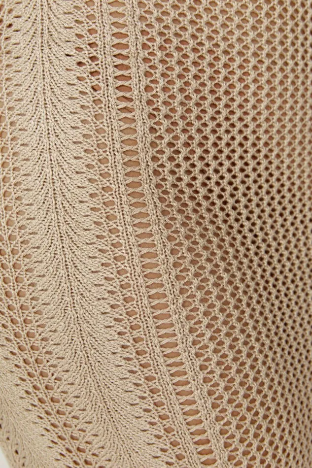 Meshki Maxi Dresses Lily Mixed Yarn Maxi Dress 8211 Taupe Taupe 8211 Women