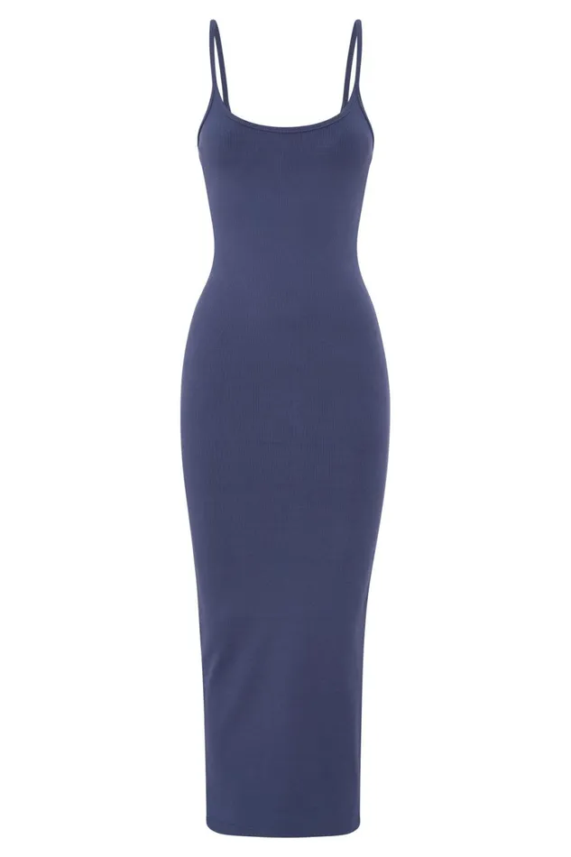 Meshki Midi Dresses Alexis Ribbed Cami Midi Dress 8211 Midnight Navy Midnightnavy 8211 Women