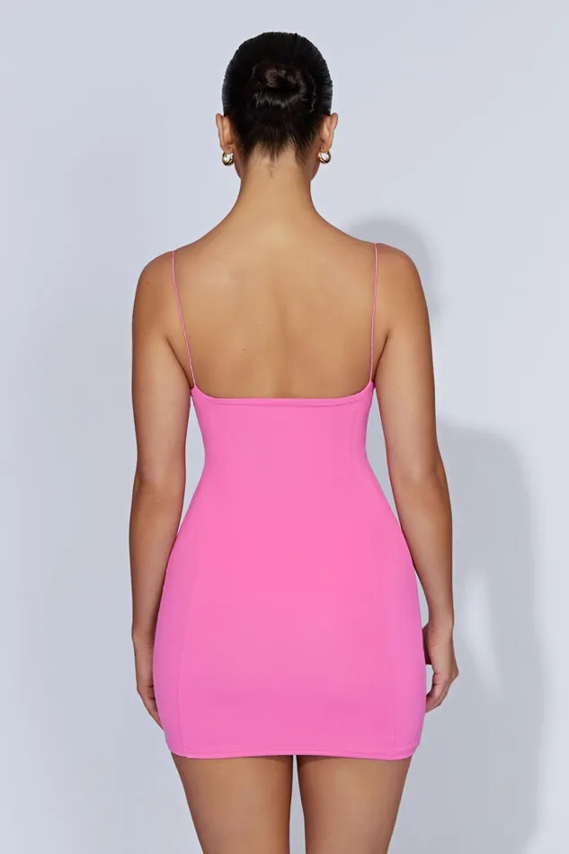 Meshki Mini Dresses Misty Contour Mini Dress 8211 Bubblegum Pink Bubblegumpink 8211 Women