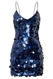 Meshki Mini Dresses Romilly Sequin Mini Dress 8211 Midnight Navy Midnightnavy 8211 Women