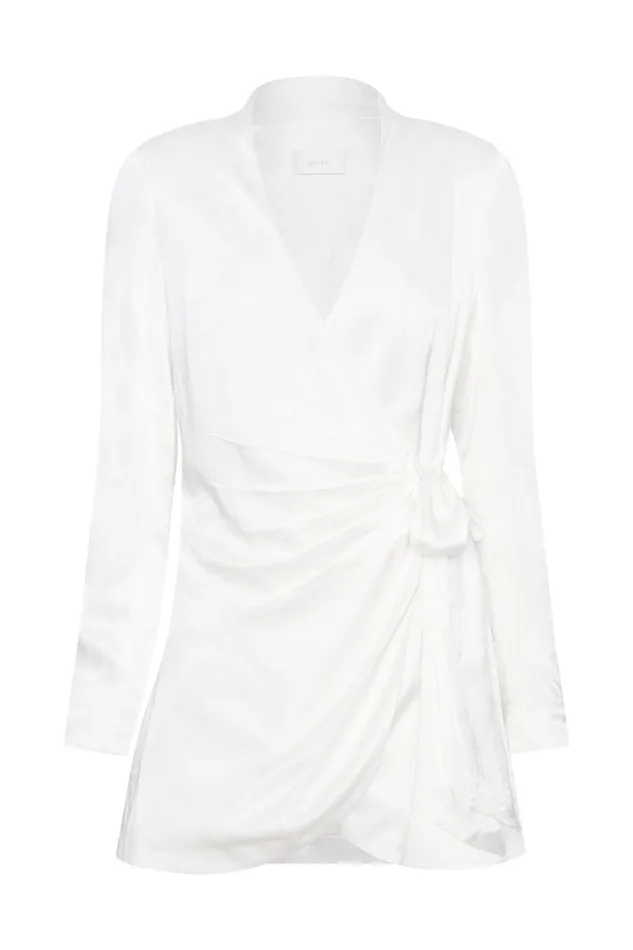 Meshki Mini Dresses Saira Tie Up Mini Dress 8211 White White 8211 Women