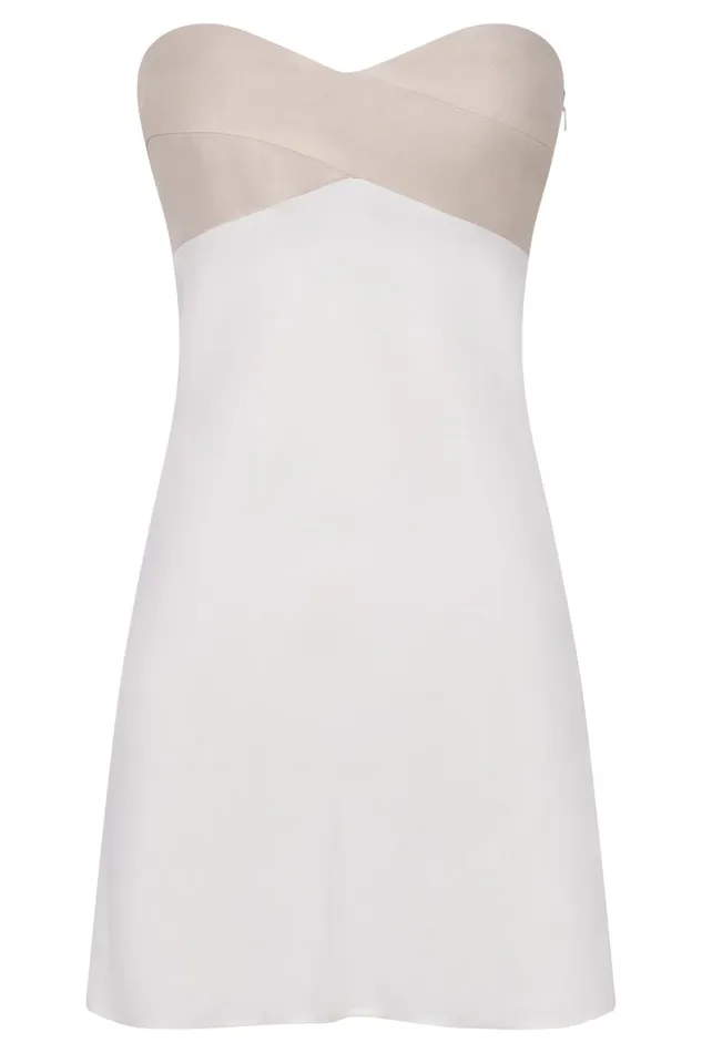 Meshki Mini Dresses Veronica Strapless Mini Dress 8211 Multi Bone Multibone 8211 Women