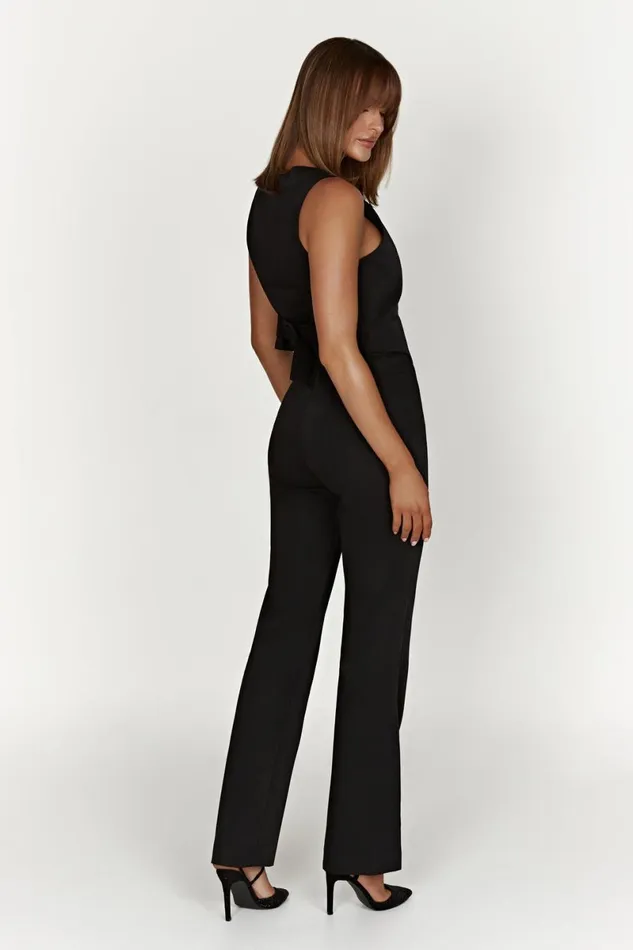 Meshki Pants Allanah Straight Leg Pant 8211 Black Black 8211 Women