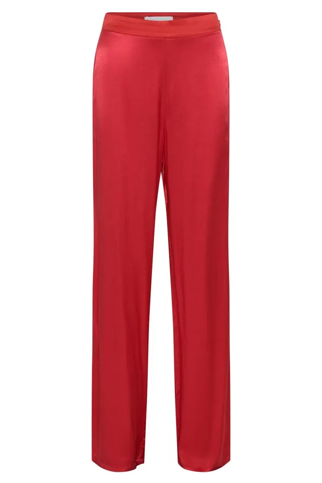 Meshki Pants Aspyn Satin Pants 8211 Red Red 8211 Women