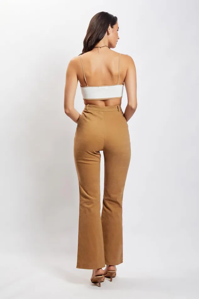 Meshki Pants Cindy Flare Pants 8211 Camel Camel 8211 Women Meshki Pants Cindy Flare Pants 8211 Camel Camel 8211 Women