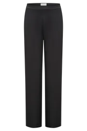 Meshki Pants Elisa Satin Straight Leg Pant 8211 Black Black 8211 Women