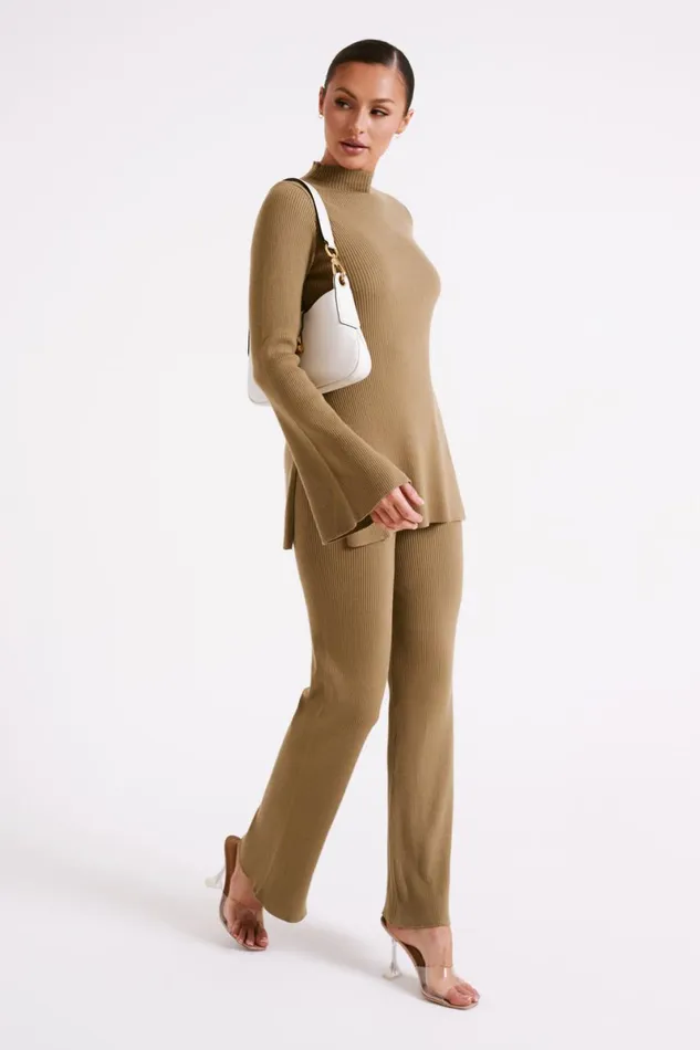 Meshki Pants Jovie Knit Pants 8211 Olive Olive 8211 Women