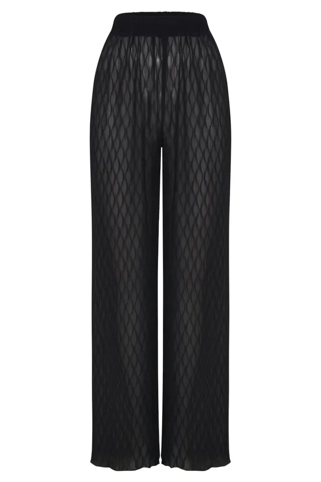 Meshki Pants Karla Wave Pleat Pant 8211 Black Black 8211 Women Meshki Pants Karla Wave Pleat Pant 8211 Black Black 8211 Women