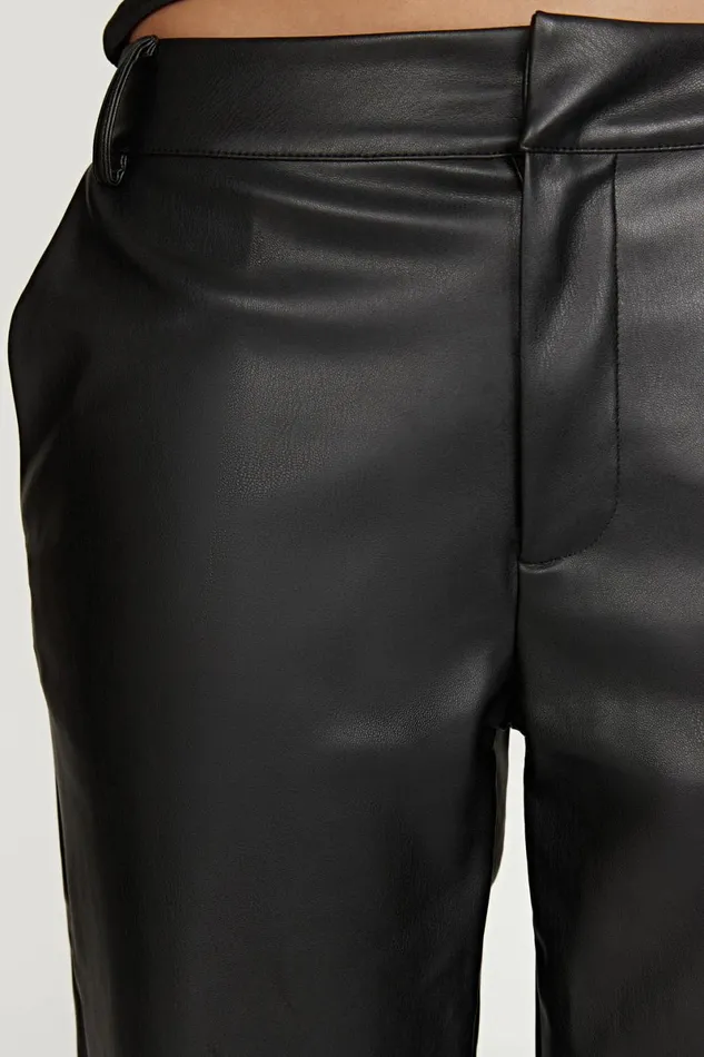 Meshki Pants Matilda Slouchy Low Rise Faux Leather Pant 8211 Black Black 8211 Women Meshki Pants Matilda Slouchy Low Rise Faux Leather Pant 8211 Black Black 8211 Women