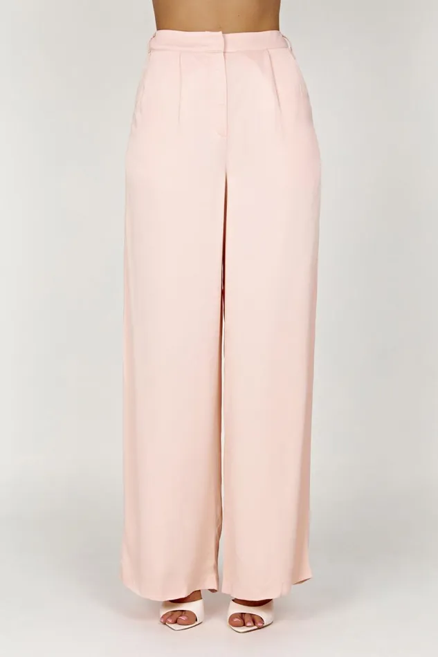 Meshki Pants Nour Satin Wide Leg Pant 8211 Apricot Apricot 8211 Women