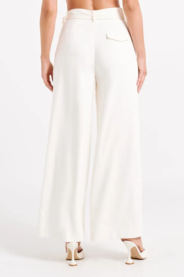 Meshki Pants Tenley Wide Leg Suiting Pants 8211 Ivory Ivory 8211 Women Meshki Pants Tenley Wide Leg Suiting Pants 8211 Ivory Ivory 8211 Women