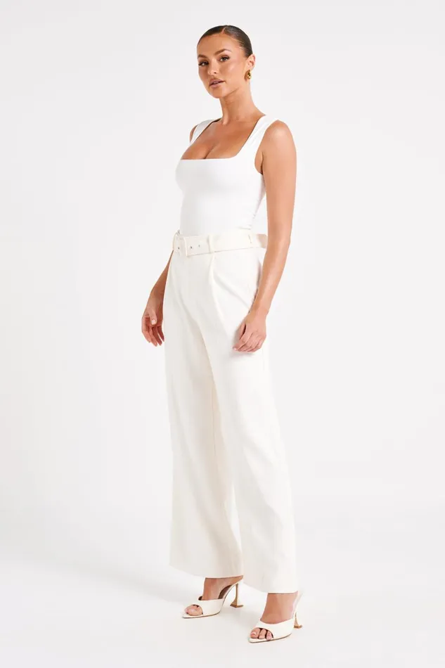 Meshki Pants Tenley Wide Leg Suiting Pants 8211 Ivory Ivory 8211 Women Meshki Pants Tenley Wide Leg Suiting Pants 8211 Ivory Ivory 8211 Women
