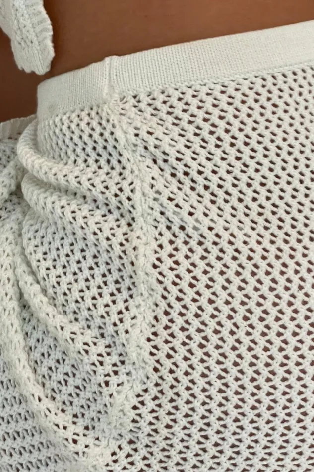 Meshki Skirts Sylvana Crochet Mini Skirt 8211 White White 8211 Women Meshki Skirts Sylvana Crochet Mini Skirt 8211 White White 8211 Women