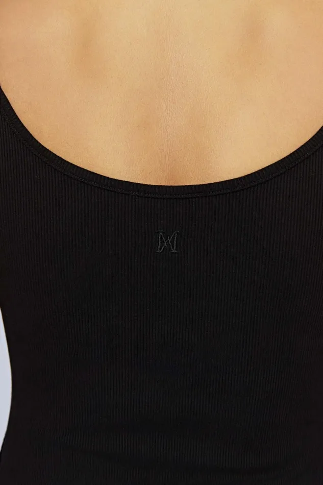 Meshki Sleeveless Tops Alexis Ribbed Cami Longline Top 8211 Black Black 8211 Women Meshki Sleeveless Tops Alexis Ribbed Cami Longline Top 8211 Black Black 8211 Women